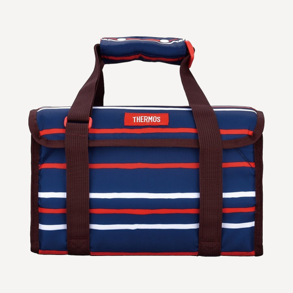 Термосумка с контейнерами Thermos DJF-4003 (Navy Stripe / Green(2,5L), Red(0,95L), Yellow(0,42L))